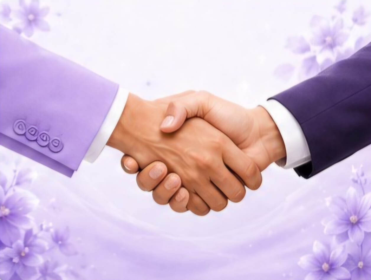 Business handshake partnership
